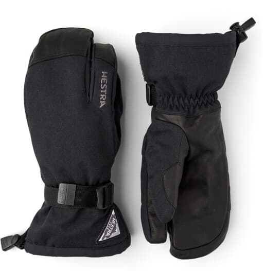 Hestra Powder Gauntlet - 3 Finger Black 8