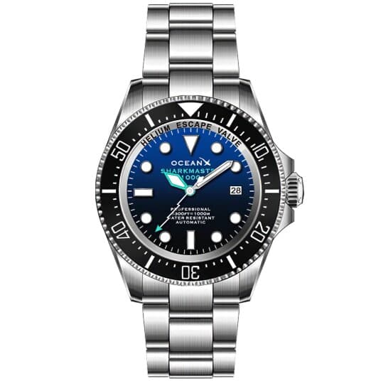 OceanX Sharkmaster 1000 SMS1084 - Herre - 44 mm - Analog - Automatisk - Safirglass