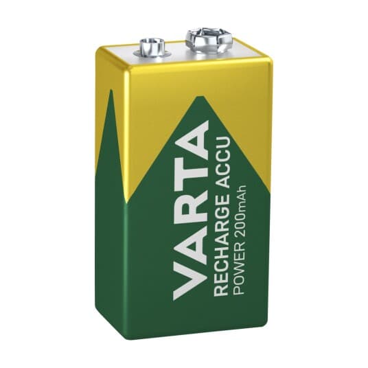 VARTA Batteri Laddbart 6F22,9V