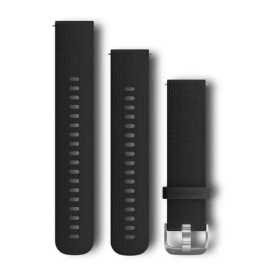 Garmin Quick Release Band - Klokkestropp For Smart Armbåndsur - Svart - For Vívomove Hr Premium, Hr Sport