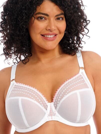 Elomi BH Matilda Underwired Plunge Bra Hvit G 100 Dame