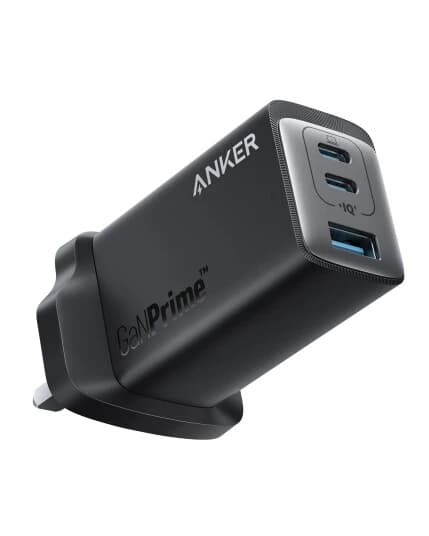 Anker 735 3-port 65w Charger Black Sort