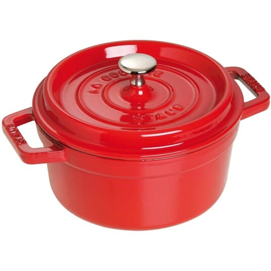 Staub Cocotte, Kirsebær, Støpejern, 22 Cm, 4,1 Kg