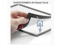 Durable Duraframe A4 - Self-Adhesive Infoframe - Magnetic Closing - Retail Pack - Black