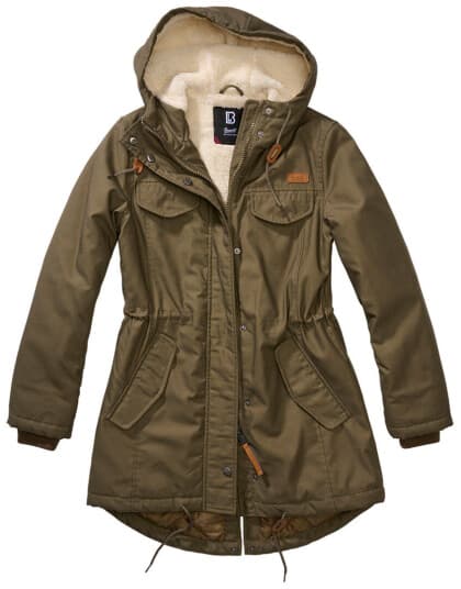 Brandit Jakke  Marsh Lake Parka Dame Oliven