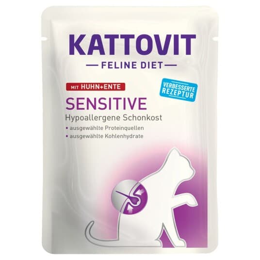 Kattovit Kattovit 85G Poser Sensitive Hen+And Sensitiv Kattematintoleranse