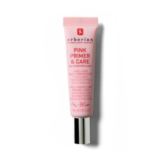 Erborian Pink Primer & Care, Alle Hudtyper, 15 Ml, Kremhvit, Rør, Fuktighetsgivende, Priming, Utjevning, Radiant (Skinnende)