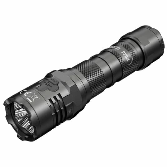 Nitecore P20ix, Taktisk Lommelykt, Sort, Aluminium, Knapper, 2 M, 2 M