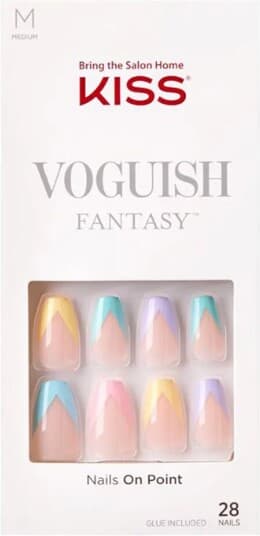 Adhesive Nails Voguish Fantasy Nails - Disco Ball 28 Pcs