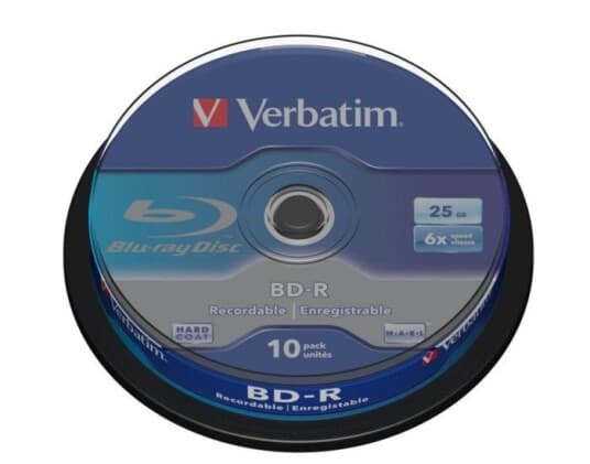 Verbatim - 10 X Bd-R - 25 Gb 6X - Spindel