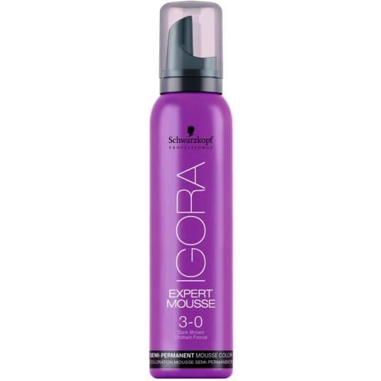 Schwarzkopf Professional Igora Expert Mousse Semi-Permanent Mousse Farge 3-0 100 Ml