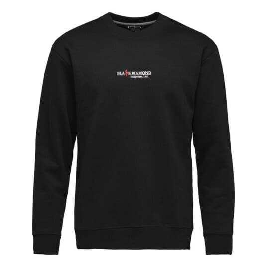 Black Diamond M Heritage Wordmark Crewneck Black Black S