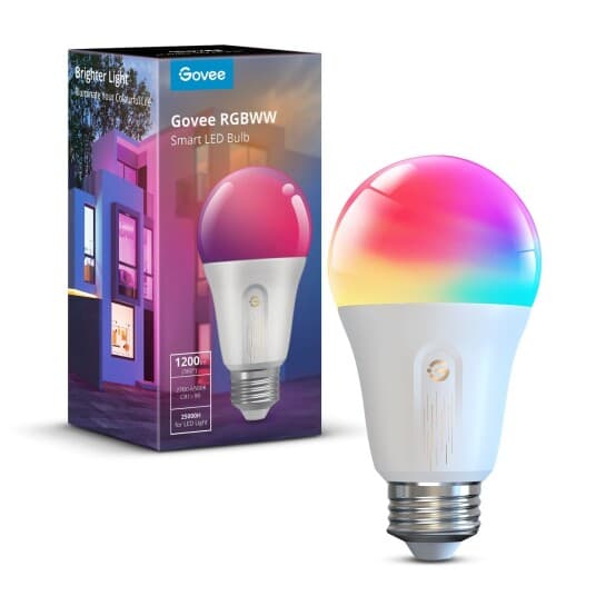 Govee Wifi & Bluetooth Smart Light Bulb 800Lm