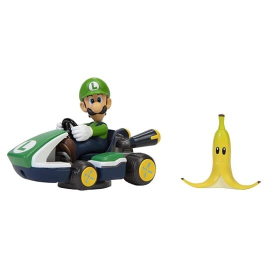 Super Mario 2.5 Inch Spin Out Mario Kart Luigi