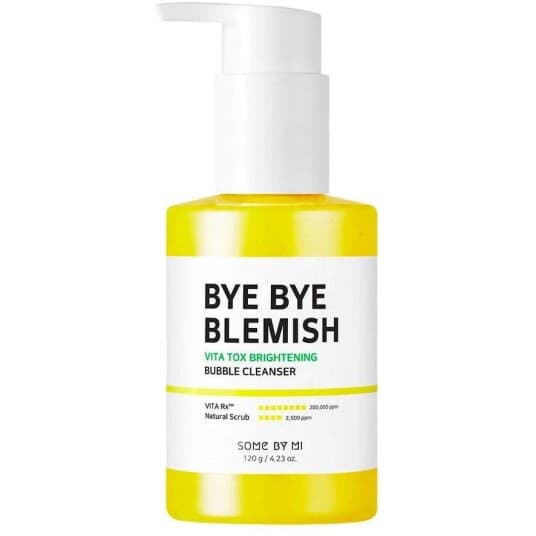 Some By Mi Bye Bye Blemish Vita Brightening Bubble Cleanser Nærende Ansiktsrensende Skum 120G