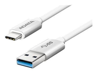 Adata - Usb-Kabel - Usb-Type A (Hann) Til 24 Pin Usb-C (Hann) Reversibel - Usb 3.0 - 1 M - Hvit