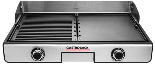 Gastroback 42524 Design Table  Grill Plancha & Bbq Elektrisk Grill - Farge: Rustfritt Stål