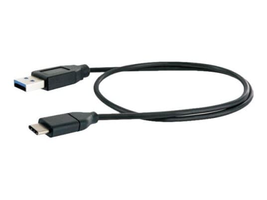 Schwaiger Power4you Professional - Usb-Kabel - Usb-Type A (Hann) Til 24 Pin Usb-C (Hann) - Usb 3.1 Gen2 - 3 A - 50 Cm - Rund - Svart