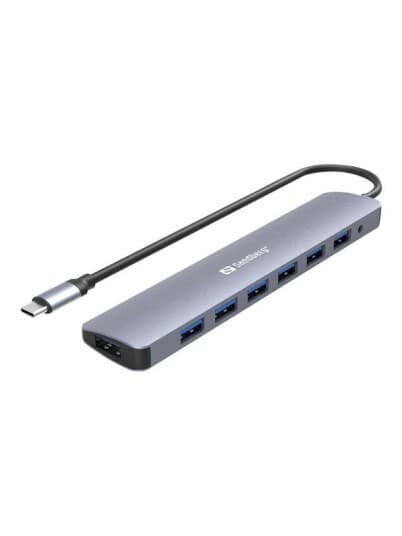 Sandberg - Hub - 7 X Superspeed Usb 3.0 - Stasjonær