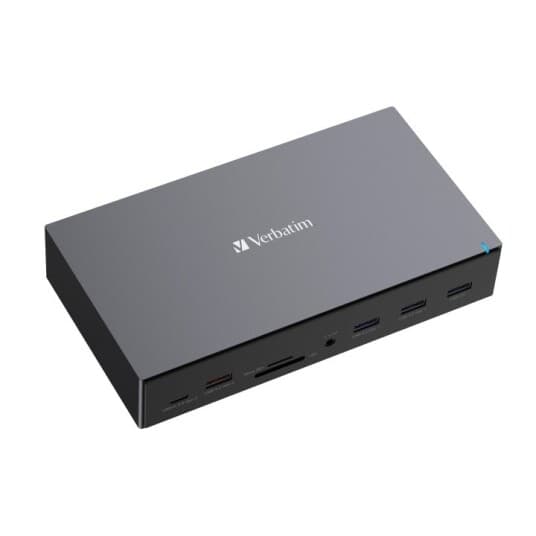 Verbatim Pro - Dokkingstasjon - Usb-C - 2 X Dp, 3 X Hdmi - 1 Gbe - 120 Watt