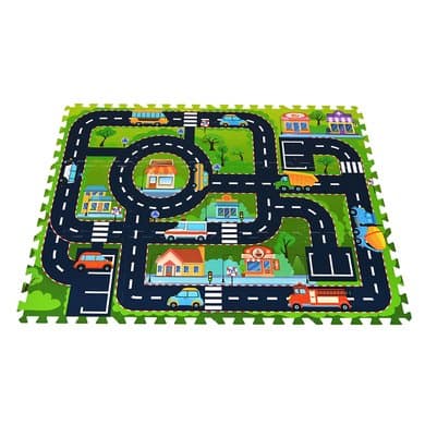 knorr toys® Puslespillmatte road, 12 brikker