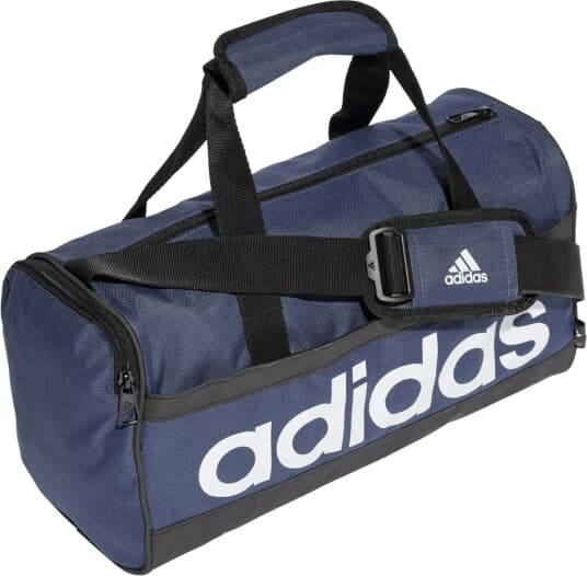 Veske Adidas Essentials Linear Duffel Bag Extra Small Mørkeblå Hr5346