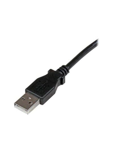 Startech.Com 2M Usb 2.0 A To Left Angle B Cable Cord - 2 M Usb Printer Cable - Left Angle Usb B Cable - 1X Usb A (M), 1X Usb B (M) (Usbab2ml) - Usb-Kabel - Usb-Type B (Hann) Til Usb (Hann) - Usb 2.0 - 2 M - Venstrevinklet Kontakt - Svart