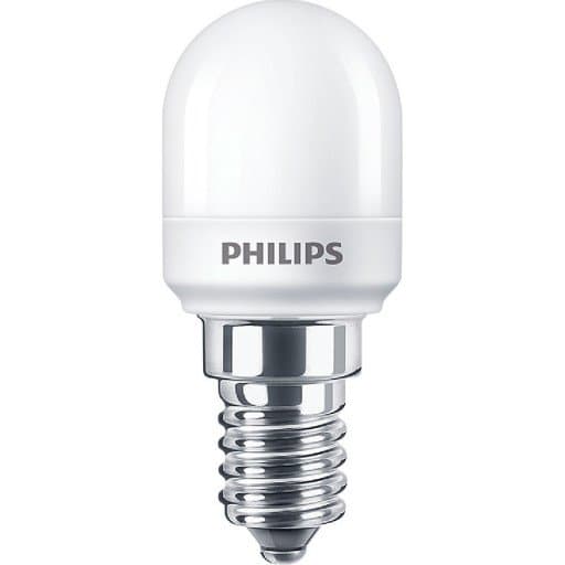 Philips - Led-Lyspære - Form: T25 - Mattslipt Finish - E14 - 1.7 W (Ekvivalent 15 W) - Klasse F - Varmt Hvitt Lys - 2700 K