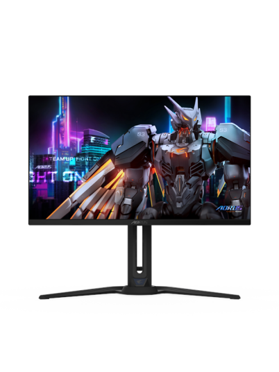 AORUS FO27Q3 - OLED-skjerm - 27" - 2560 x 1440 QHD @ 360 Hz - 1000 cd/m² - 1500000:1 - DisplayHDR 400 True Black - 0.03 ms - 2xHDMI, DisplayPort, USB