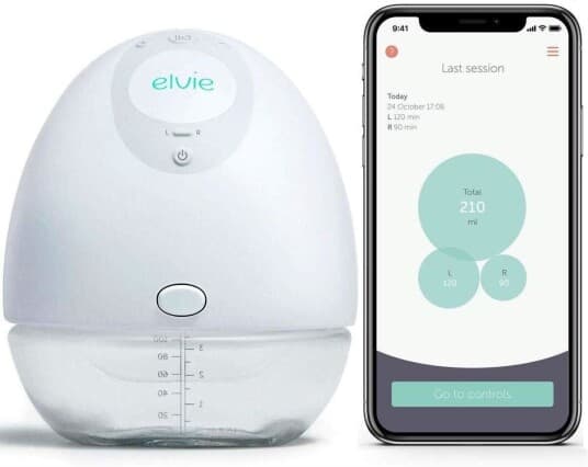 Elvie Pump Single Elektrisk Brystpumpe, Elektrisk