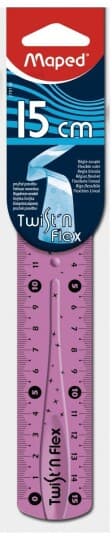 Maped Twist''n Flex, Plastikk, 15 Cm