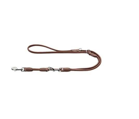 Dog Leash Training Round & Soft Hunting Brown 200 cm, 10 mm