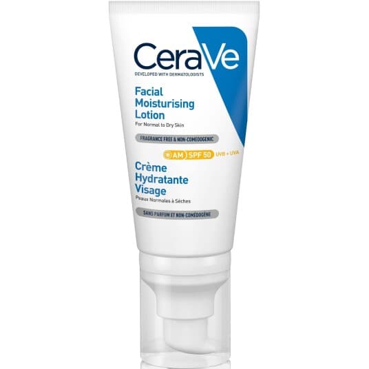 Solblokk CeraVe Facial Moisturising Lotion Spf 50 52 ml