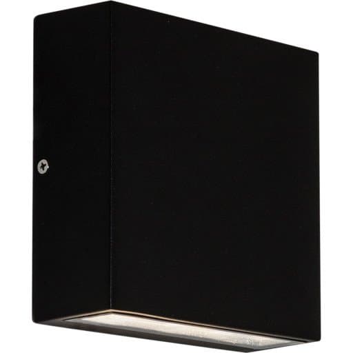 Elis Single LED Textured Black - Svart