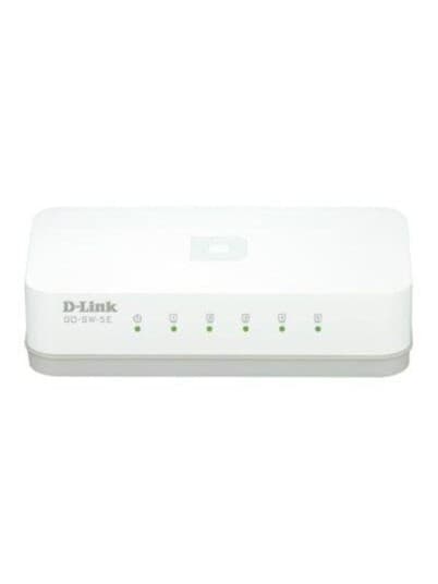 Dlinkgo 5-Port Fast Ethernet Easy Desktop Switch Go-Sw-5E - Switch - 5 X 10/100 - Stasjonær