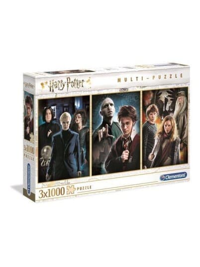 Clementoni - Harry Potter - Puslespill - 1000 Deler