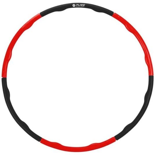 Pure2improve Pure2improve Hula Hoop Black/Red, Foam, Pp (Polypropylene)