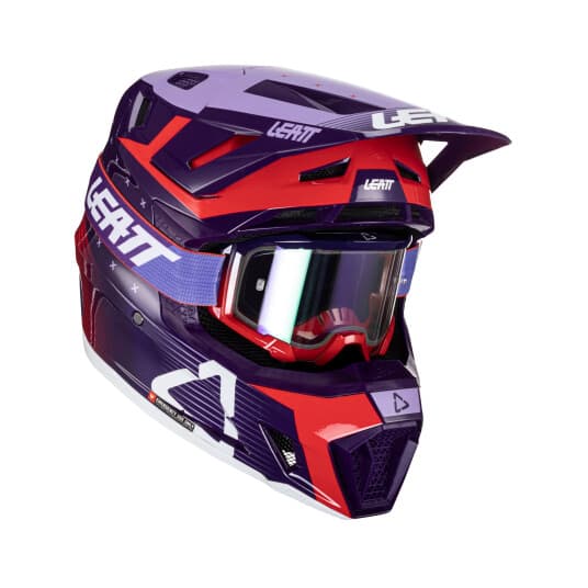 Leatt Crosshjelm og Briller Sett  Kit Moto 7.5 V24 SunDown