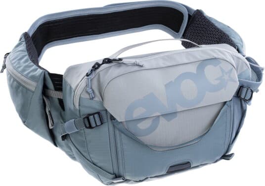 Evoc Hip Pack Pro 3 Belt Bag With 1.5 L Water Bladder, Blue-Grey