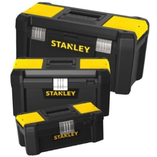 Stanley Stst1-75515, Verktøy Boks, Metall, Plast, Sort, Gult, 3,5 L, 4 Kg, Hengsel