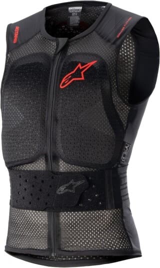 Alpinestars Beskyttelsesvest  Nucleon Flex Pro Klar Sotet Rød-Svart