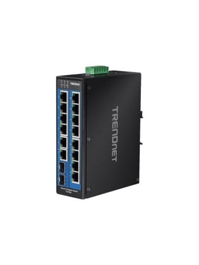 Trendnet Ti-G162 - Switch - Ikke-Styrt - 14 X 10/100/1000 + 2 X Gigabit Sfp - Din-Skinnemonterbar, Veggmonterbar - Dc-Strøm - Taa-Samsvar