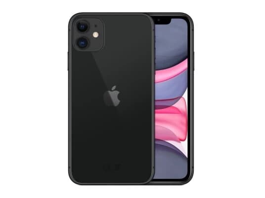 Apple Iphone 11 - 4G Smartphone - Dobbelt-Sim / Internminne 128 Gb - Lcd-Display - 6.1" - 1792 X 828 Piksler - 2X Bakkameraer 12 Mp, 12 Mp - Front Camera 12 Mp - Svart