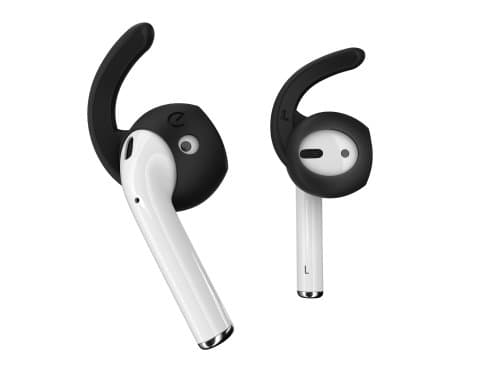 Keybudz Earbuddyz - Silikon Øreplugger For Airpods 1/2, Earpods (Svart)