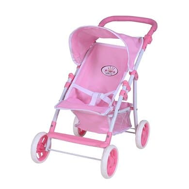 knorr® toys Liba doll buggy - prins ss hvit rose