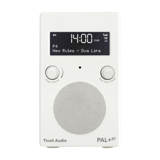 Tivoli Audio PAL+BT DAB+/ Bluetooth høyttaler (hvit)