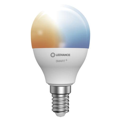 Ledvance Smart+ Zb Mini - Led-Lyspære - Form: P40 - E14 - 5 W (Ekvivalent 40 W) - Klasse F - Avstembar Hvit - 2700-6500 K