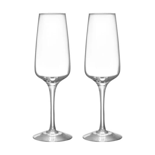 Orrefors Pulse champagneglass 28 cl, 2-pakning