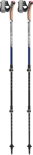 Leki Kije Nordic Walking Traveller Carbon Blue