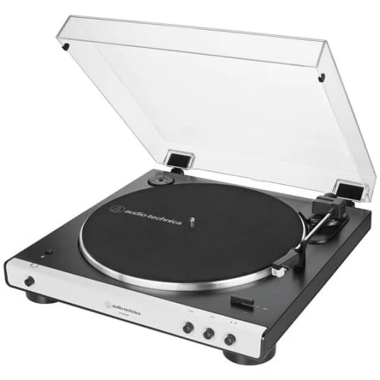 Audio-Technica At-Lp60xbt, Beltedrevet Platespiller, Fullautomatisert, Hvit, Aluminium, 33 1/3,45 Rpm, 33 1/3,45 Rpm